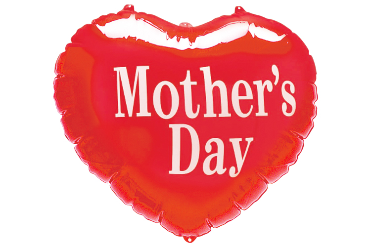 ハート型ビニール風船 MothersDay