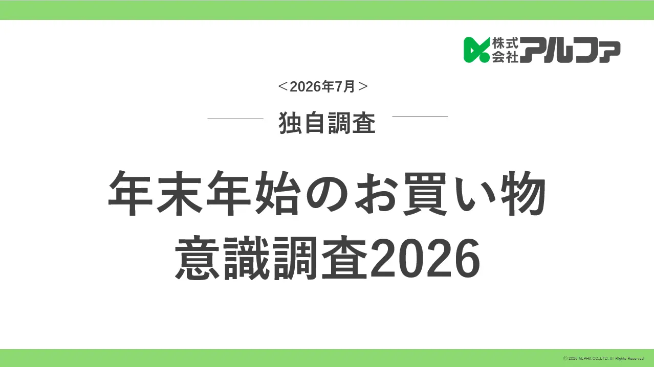 アルファ独自調査第2弾 食品スーパーにおけるお買い物時の節約志向ショッパー(お買い物客)動向調査